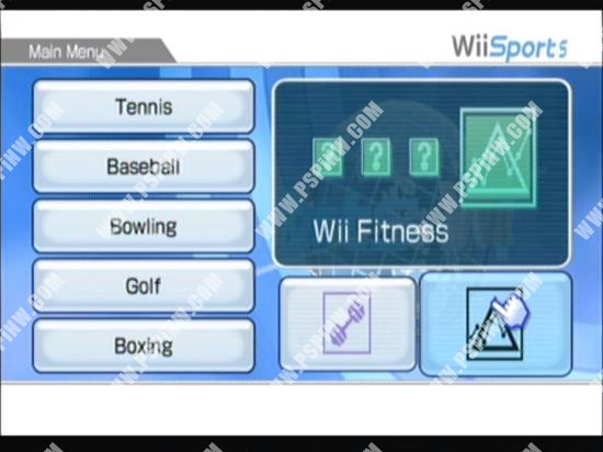 Wii Sports Main Menu