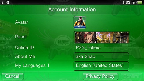 CHANG PSN ID ZONE